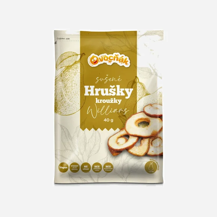 Sušené hruškové kroužky