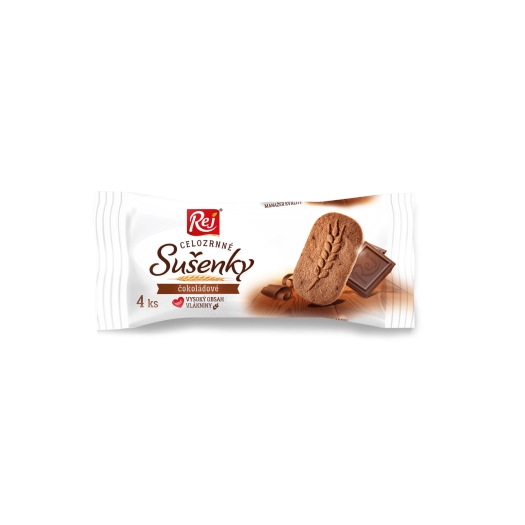 Sušenky celozrnné čokoládové
