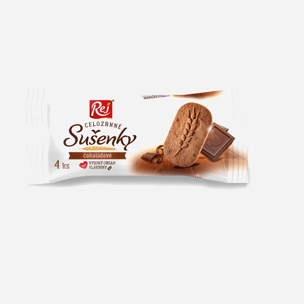 Sušienky celozrnné čokoládové