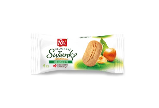 Sušienky celozrnné lieskovoorieškové
