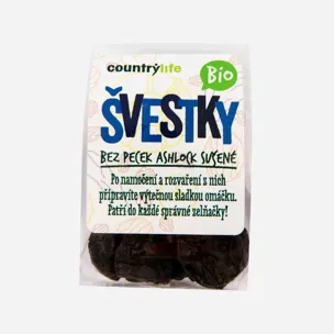 Švestky sušené bez pecek Ashlock BIO 5 x 100 g
