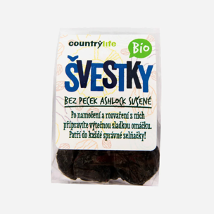 Švestky sušené bez pecek Ashlock BIO