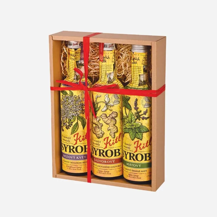 Syrob Bylinky (bez, zázvor a máta) 12 x 1500  ml