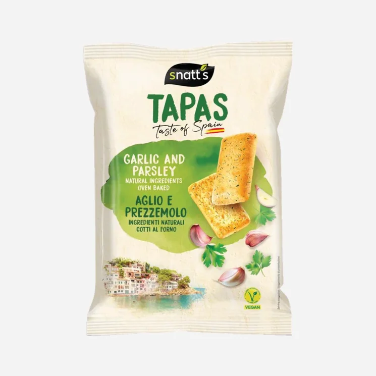 TAPAS chlebíčky - česnek, petržel