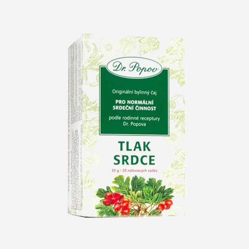 Tlak srdce - porcovaný čaj 20 sáčků