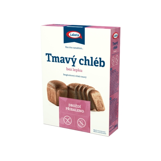 Tmavý chléb bez lepku směs