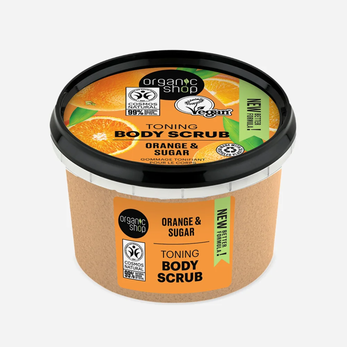 Tonizující tělový peeling Pomeranč a cukr