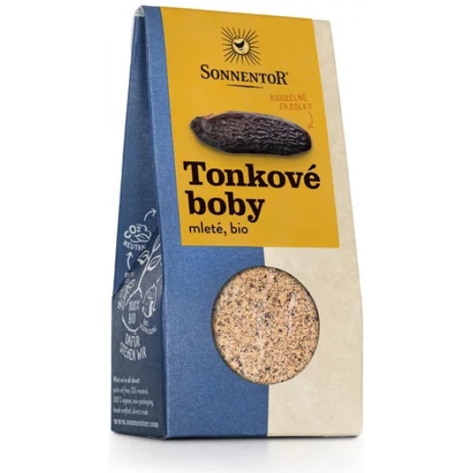Tonkové boby mleté BIO