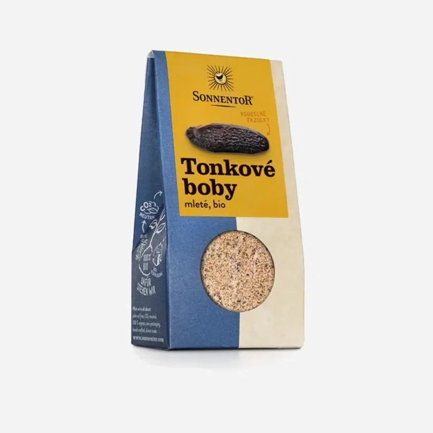 Tonkové boby mleté BIO