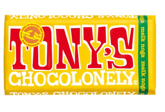 Tony &#39;s Chocolonely Mliečna čokoláda, nugát