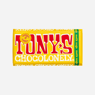 Tony &#39;s Chocolonely Mliečna čokoláda, nugát