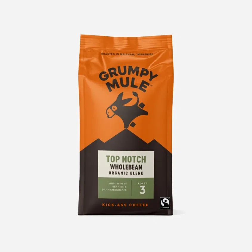 Top Notch zrnková káva Arabica BIO