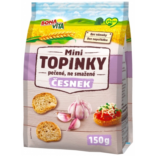 Topinky mini česnekové