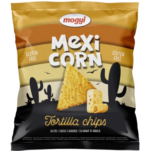 Tortilla chips kukuřičný snack se sýrovou příchutí