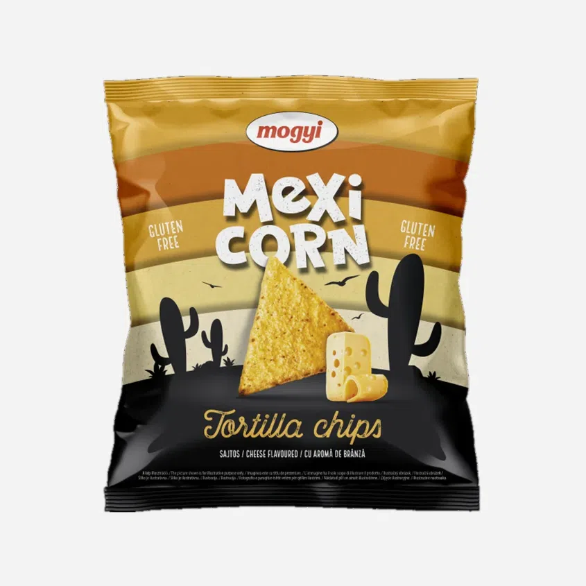 Tortilla chips kukuřičný snack se sýrovou příchutí