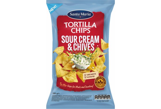 Tortilla chips smotana a pažítka