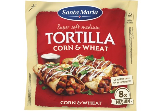 Tortilla kukuričná