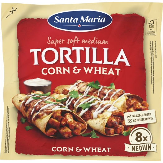 Tortilla kukuričná