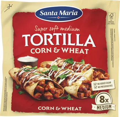 Tortilla kukuřičná