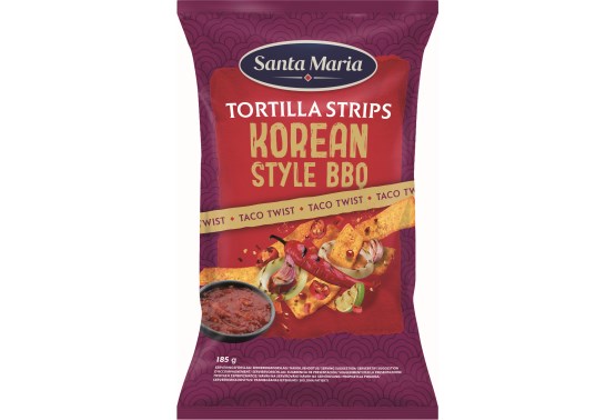 Tortilla strips Korean BBQ