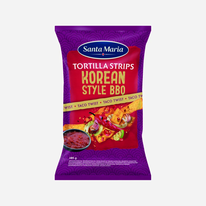 Tortilla strips Korean BBQ