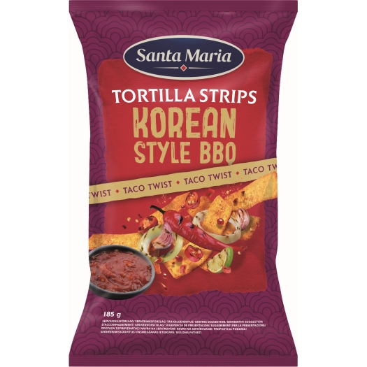 Tortilla strips Korean BBQ