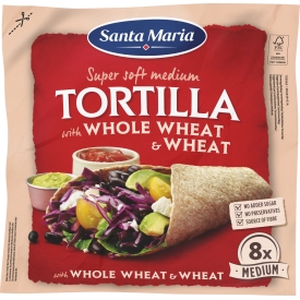 Tortilla whole wheat  celozrnná
