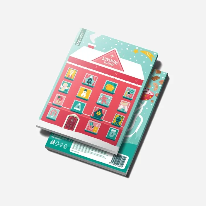 Tradiční čokoládový adventní kalendář