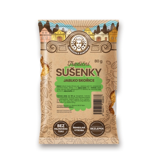 Tradiční sušenky jablko a skořice