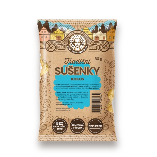Tradiční sušenky kokos