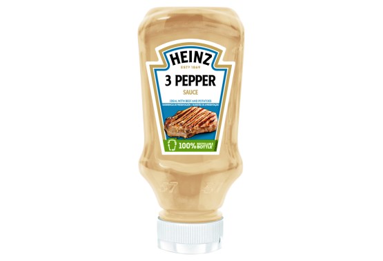 Tři druhy pepře omáčka