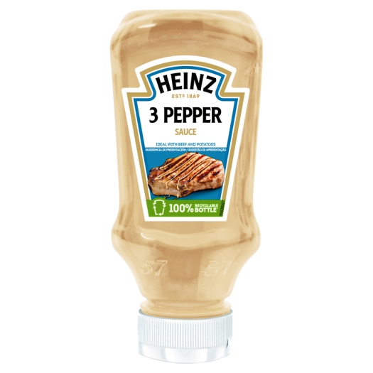Tři druhy pepře omáčka