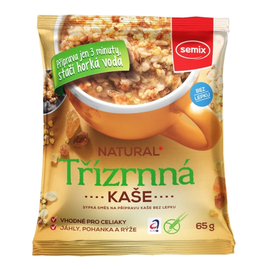Třízrnná kaše natural