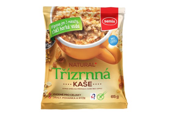 Trojzrnná kaša natural