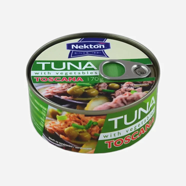 Tuňák kousky se zeleninou Toscana