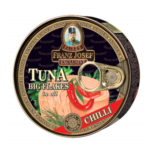 Tuňák kousky v oleji s chilli