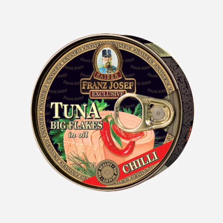 Tuňák kousky v oleji s chilli