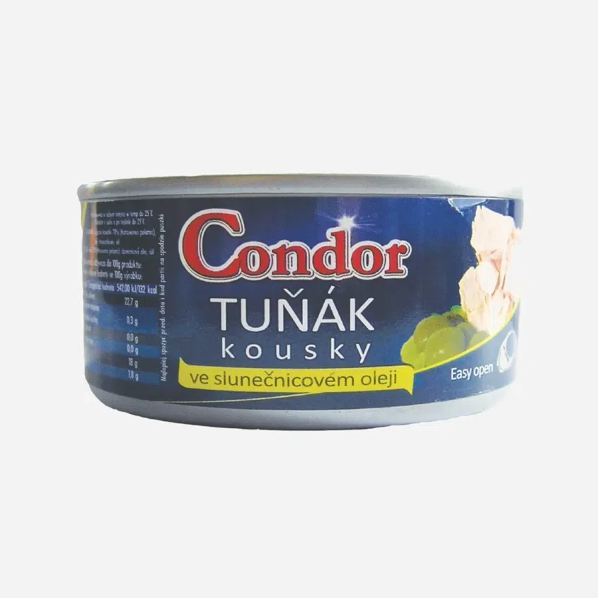 Tuňák kousky ve slunečnicovém oleji (plechovka)