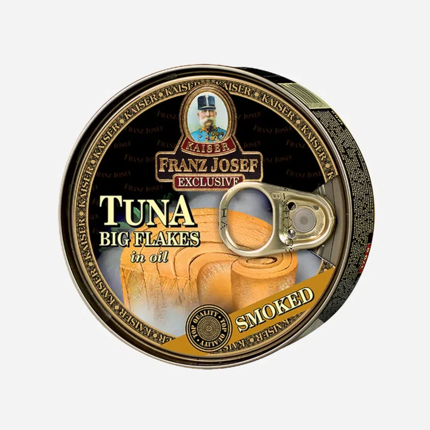 Tuňák kousky ve slunečnicovém oleji s uzenou příchutí