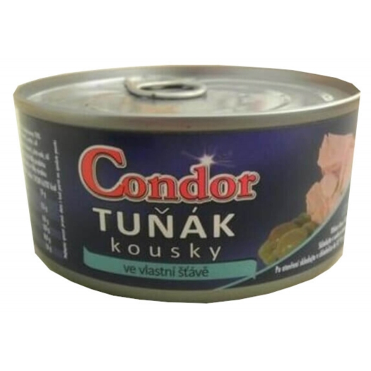Tuňák kousky ve vlastní šťávě (plechovka)
