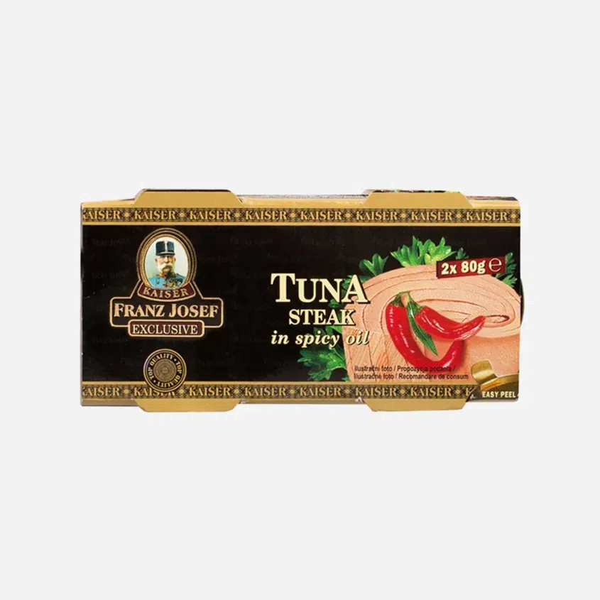 Tuňák steak v pikantním oleji 2x80 g