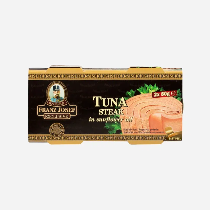 Tuňák steak ve slunečnicovém oleji 2x
