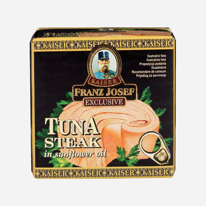 Tuňák steak ve slunečnicovém oleji