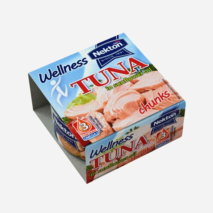 Tuňák v oleji kousky Wellness