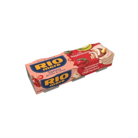 Tuňák v olivovém oleji s italskou chilli papričkou 3 x 80 g
