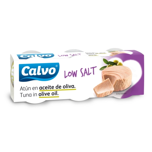 Tuňák v olivovém oleji s nízkým obsahem soli 3x80 g