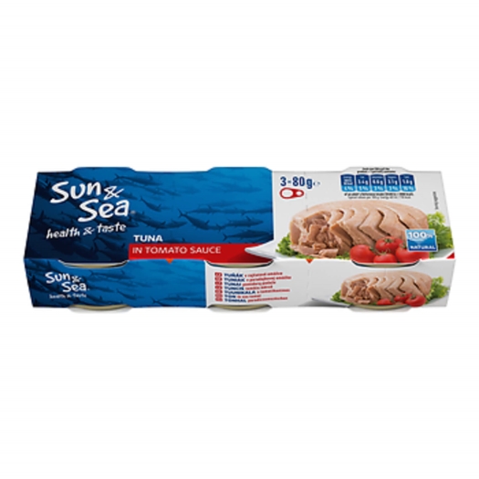 Tuňák v rajčatové omáčce 3x80 g