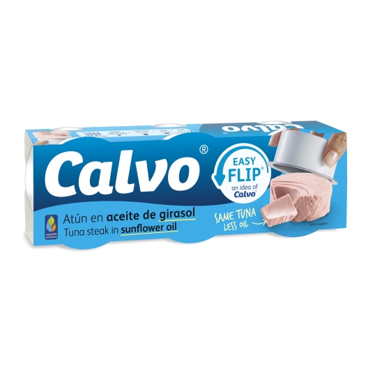 Tuňák ve slunečnicovém oleji 3x65 g