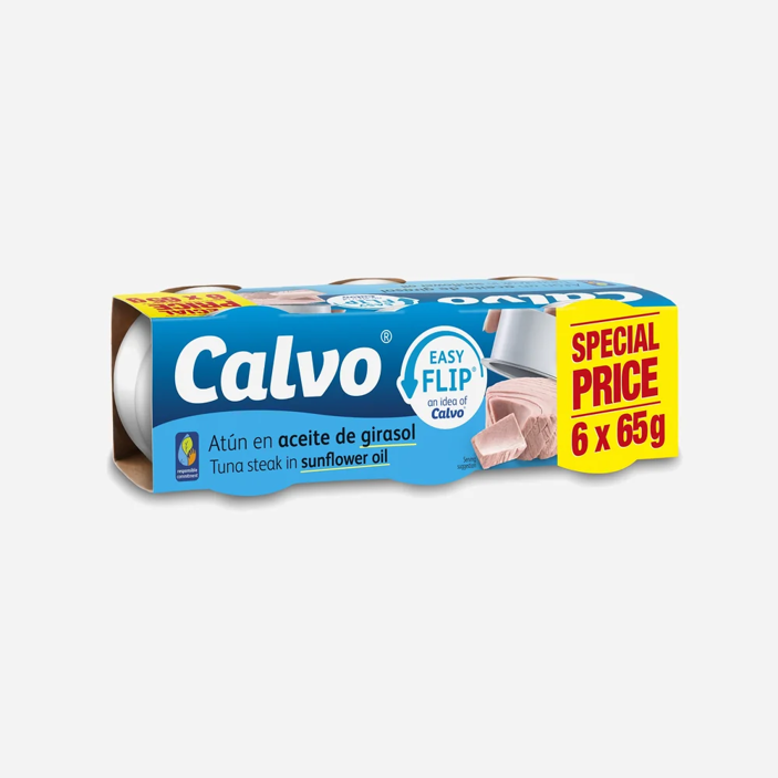 Tuňák ve slunečnicovém oleji 6x65 g