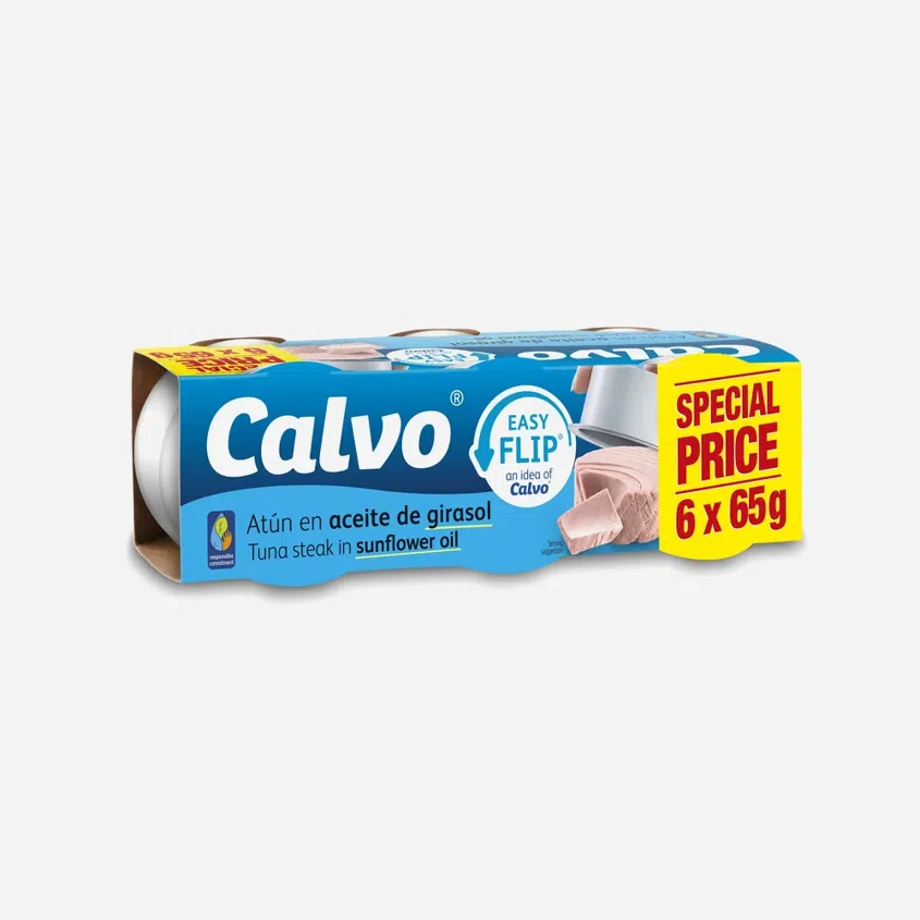 Tuňák ve slunečnicovém oleji 6x65 g